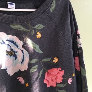 Old Navy Floral Sweatshirt